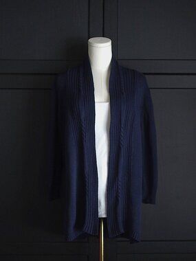 Liz Claiborne | 100% Cotton Open Front Cardigan